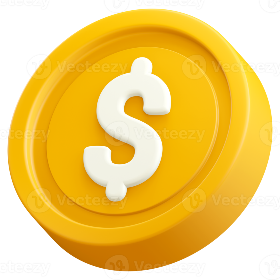 Coin business icon png