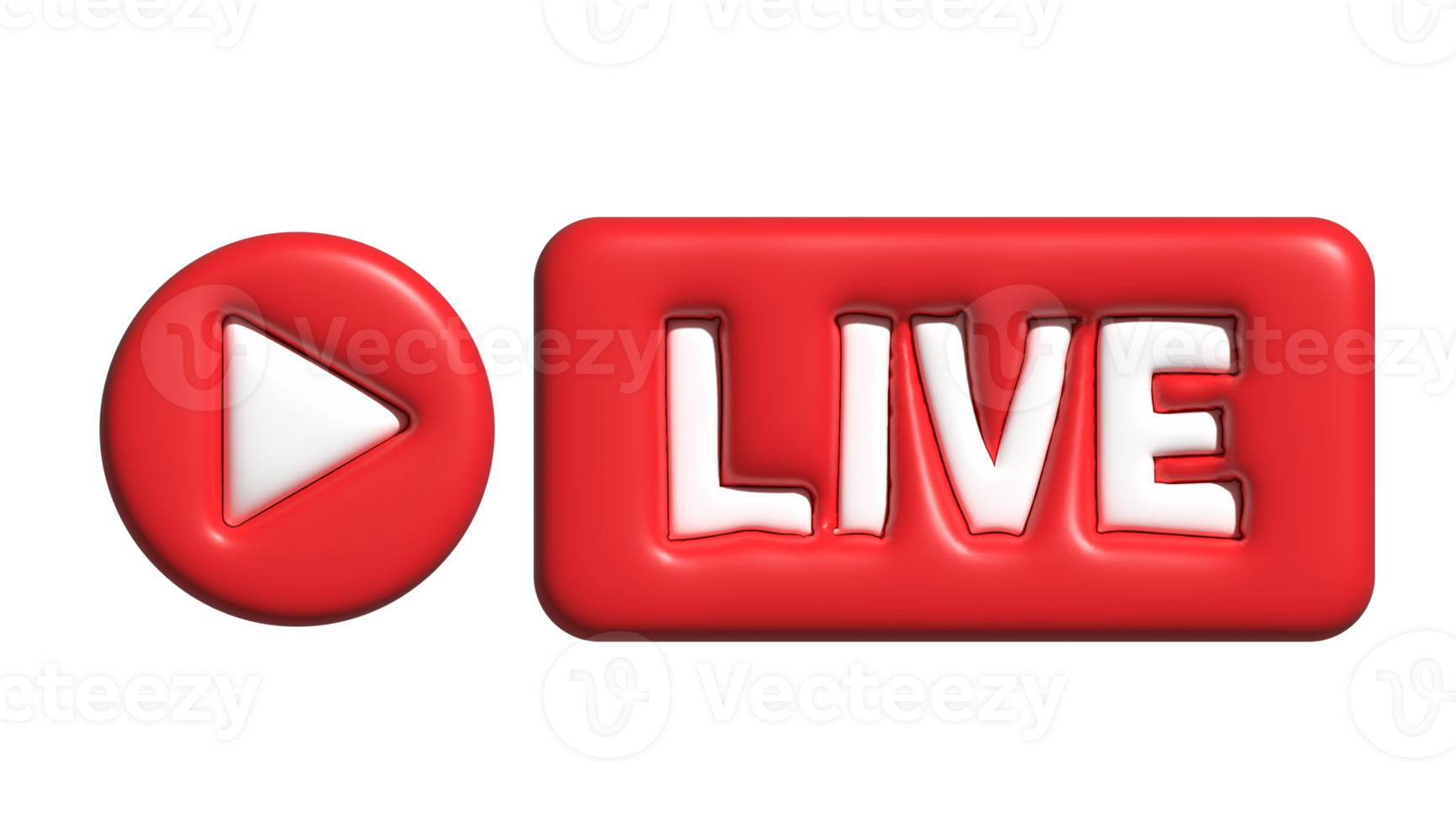 3d red button.red play button icon live stream play 3d png