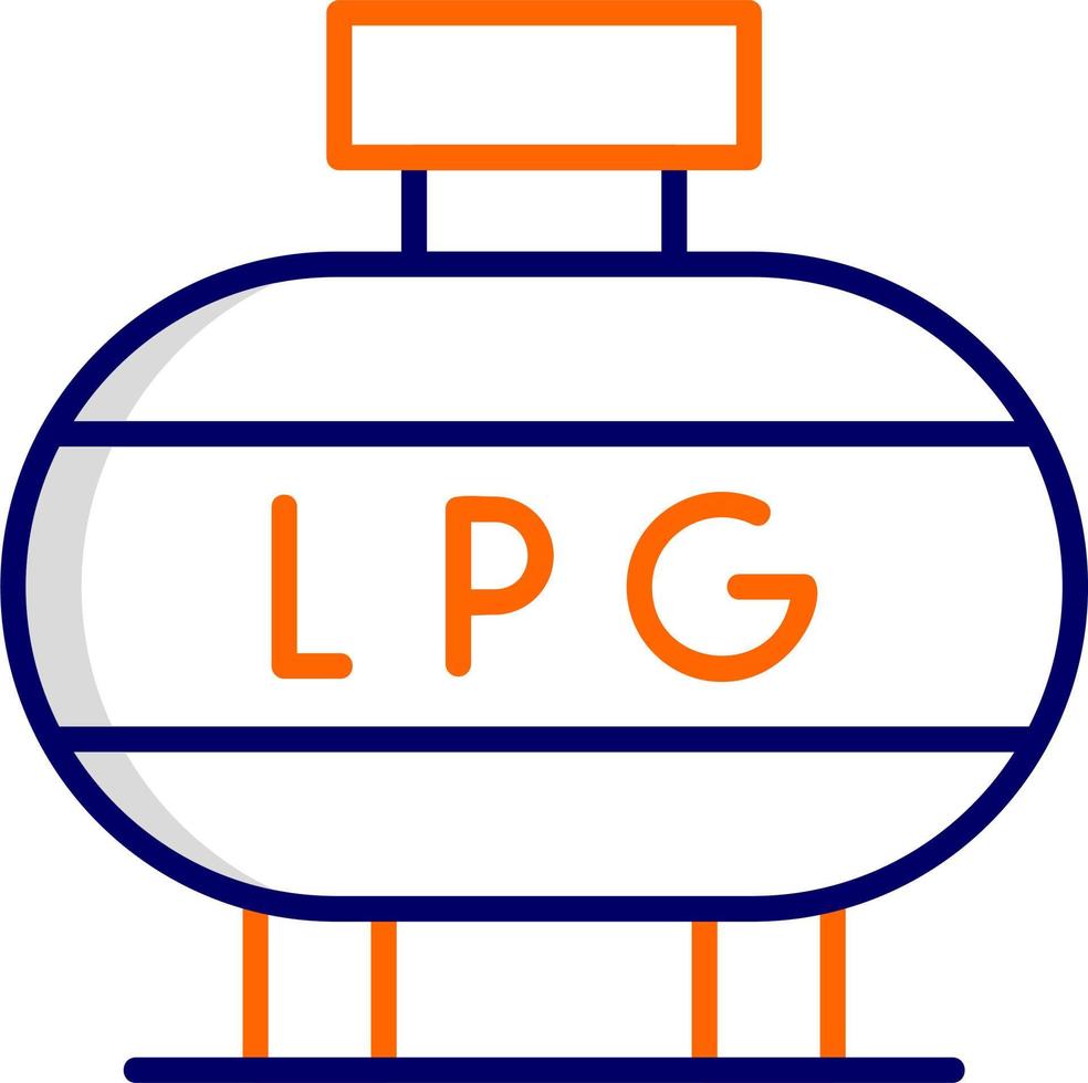 Liquefied Petroleum Gas Vector Icon