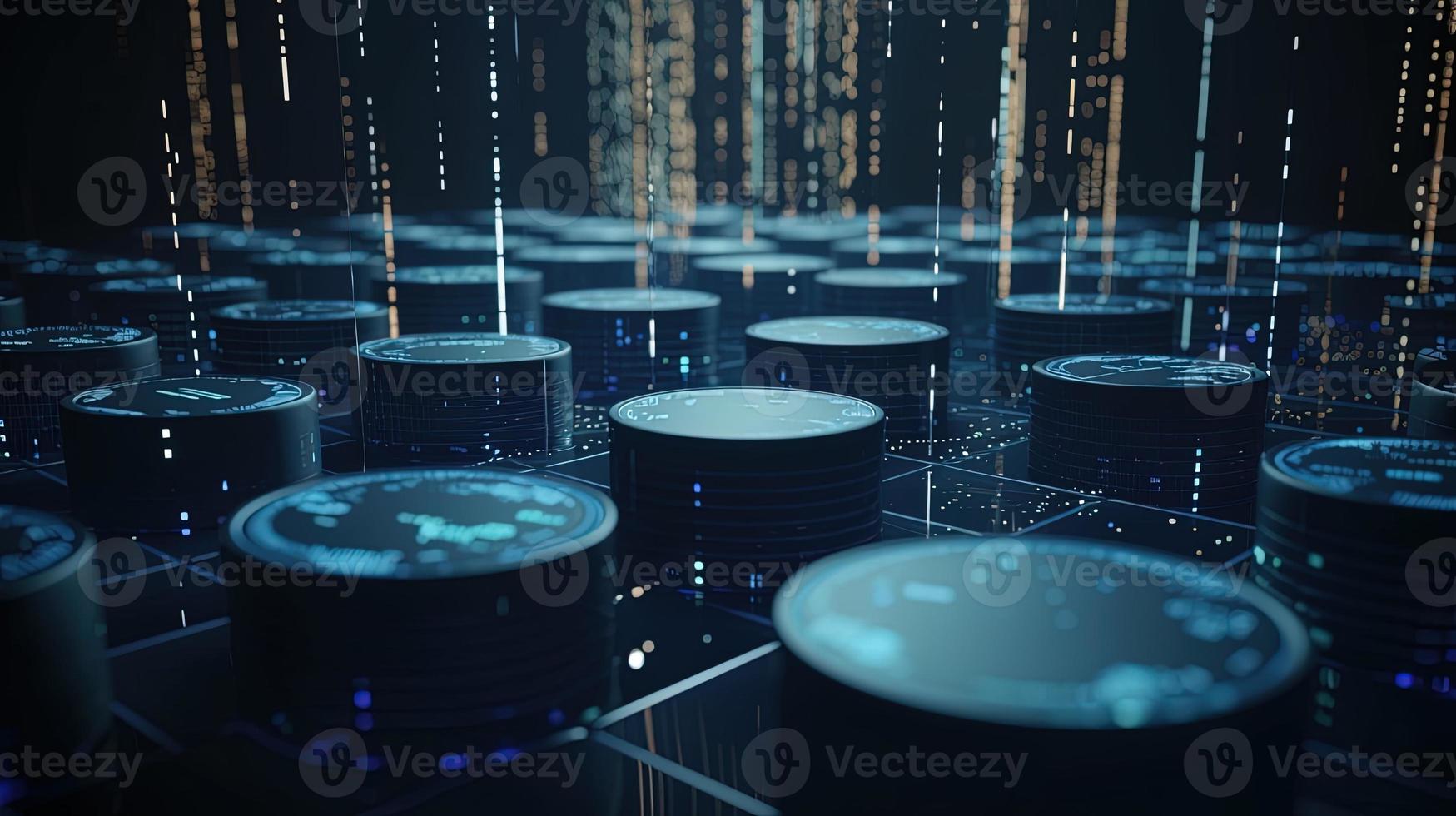 Futuristic technological background3D rendering,3D rendering of abstract technology concept. Futuristic cyberspace background,Abstract 3d rendering of data processing. Futuristic technol photo