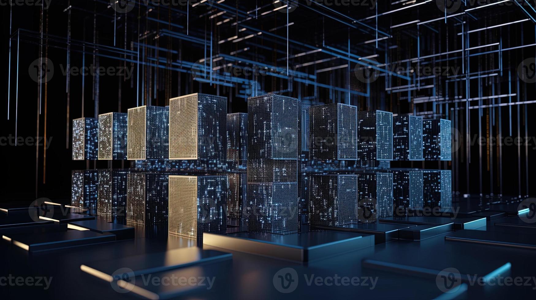 Futuristic technological background3D rendering,3D rendering of abstract technology concept. Futuristic cyberspace background,Abstract 3d rendering of data processing. Futuristic technol photo