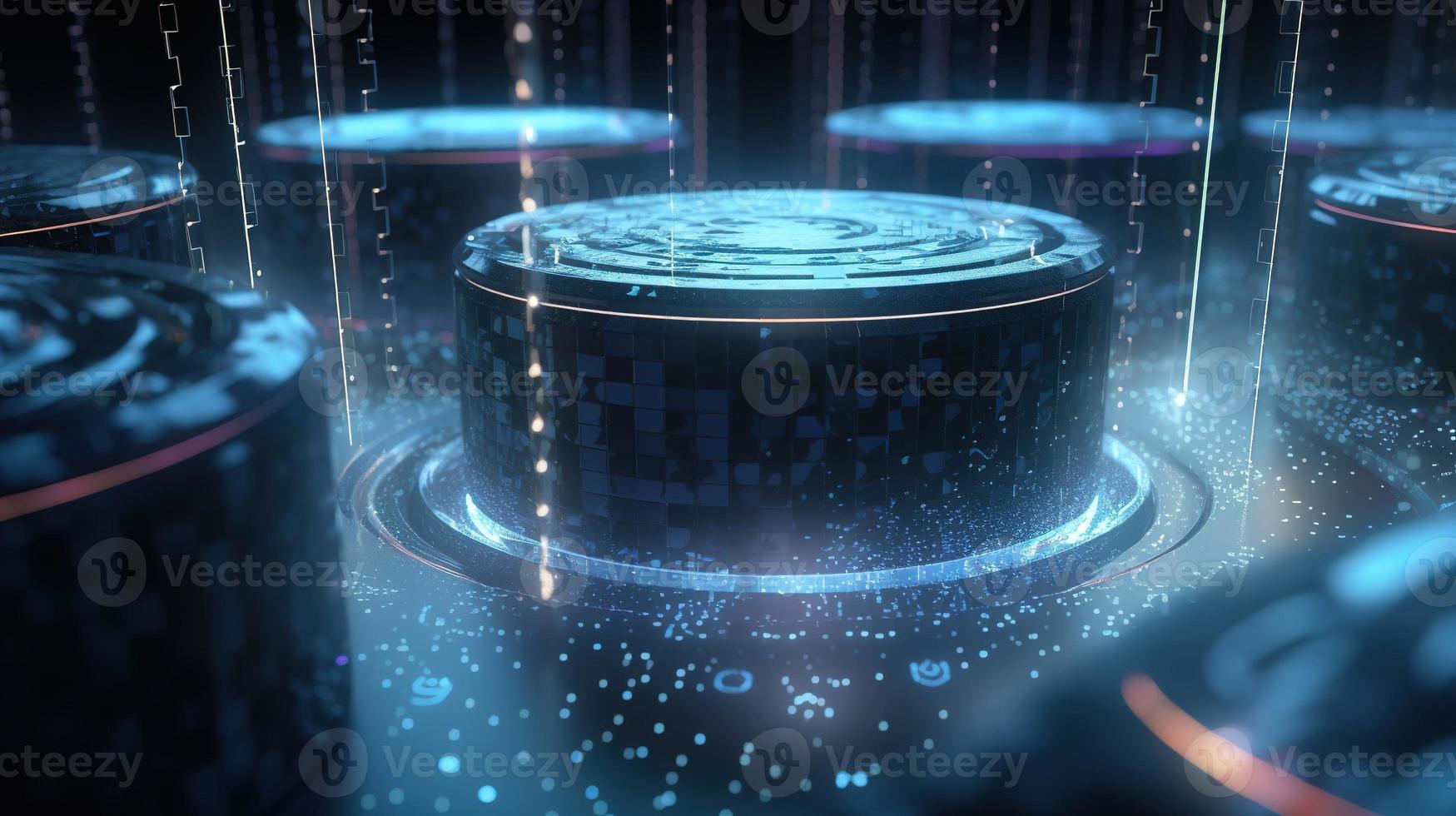 Futuristic technological background3D rendering,3D rendering of abstract technology concept. Futuristic cyberspace background,Abstract 3d rendering of data processing. Futuristic technol photo