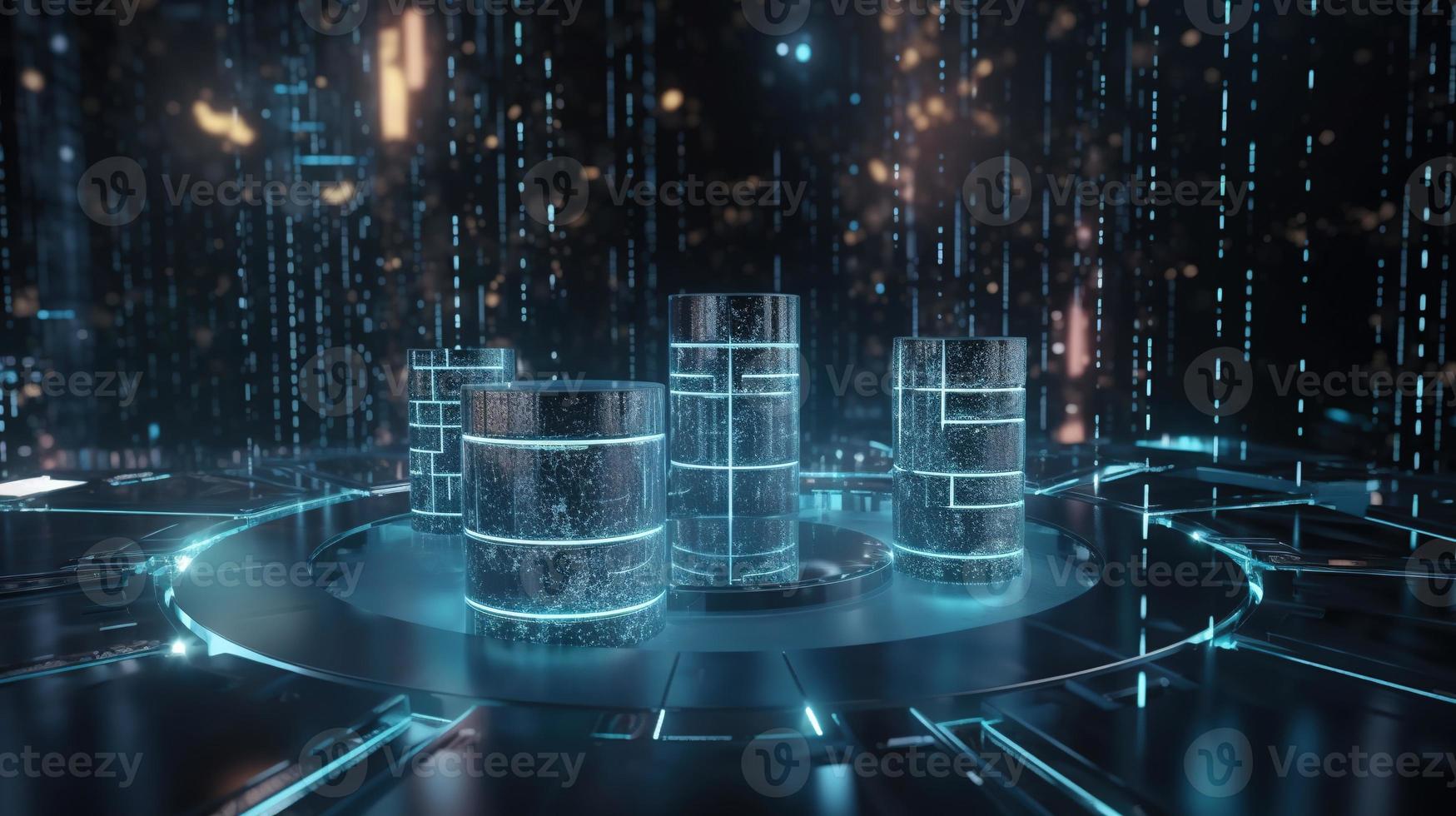 Futuristic technological background3D rendering,3D rendering of abstract technology concept. Futuristic cyberspace background,Abstract 3d rendering of data processing. Futuristic technol photo