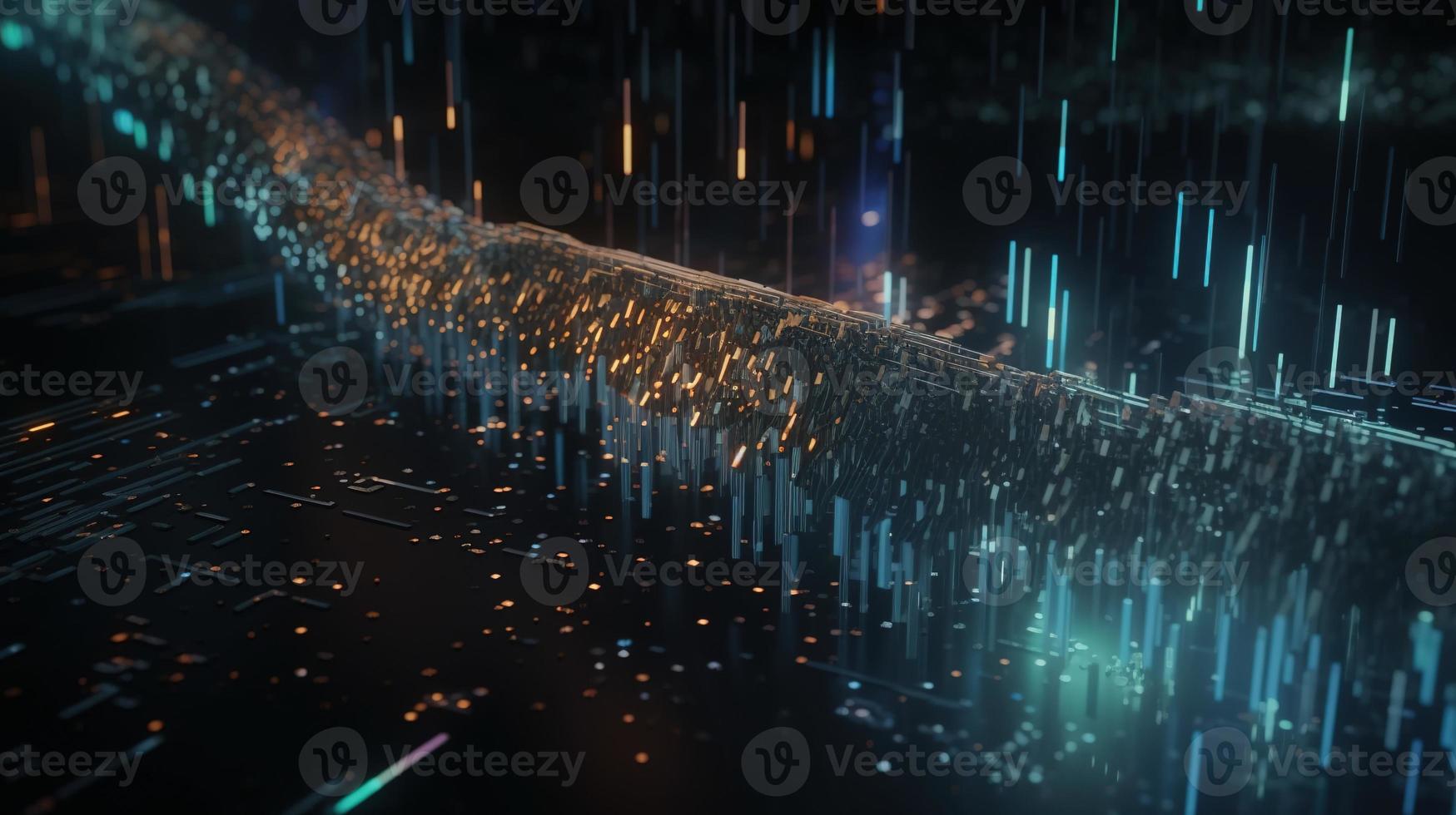 Futuristic technological background3D rendering,3D rendering of abstract technology concept. Futuristic cyberspace background,Abstract 3d rendering of data processing. Futuristic technol photo