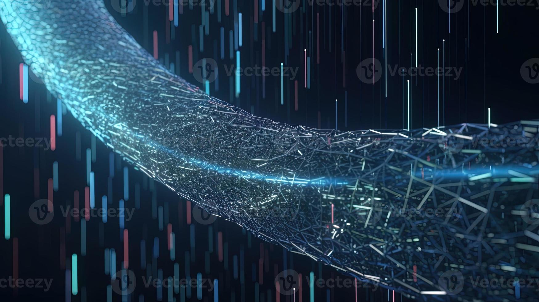 Futuristic technological background3D rendering,3D rendering of abstract technology concept. Futuristic cyberspace background,Abstract 3d rendering of data processing. Futuristic technol photo