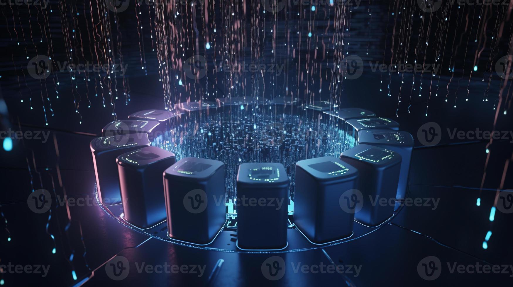 Futuristic technological background3D rendering,3D rendering of abstract technology concept. Futuristic cyberspace background,Abstract 3d rendering of data processing. Futuristic technol photo