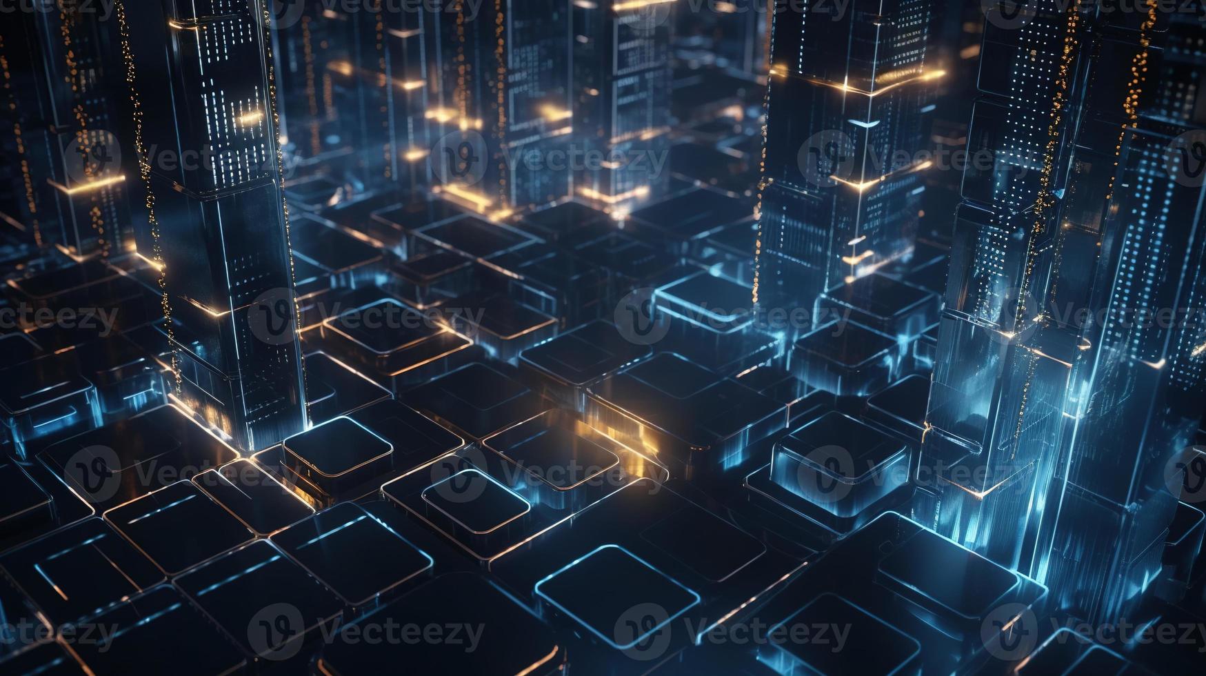 Futuristic technological background3D rendering,3D rendering of abstract technology concept. Futuristic cyberspace background,Abstract 3d rendering of data processing. Futuristic technol photo