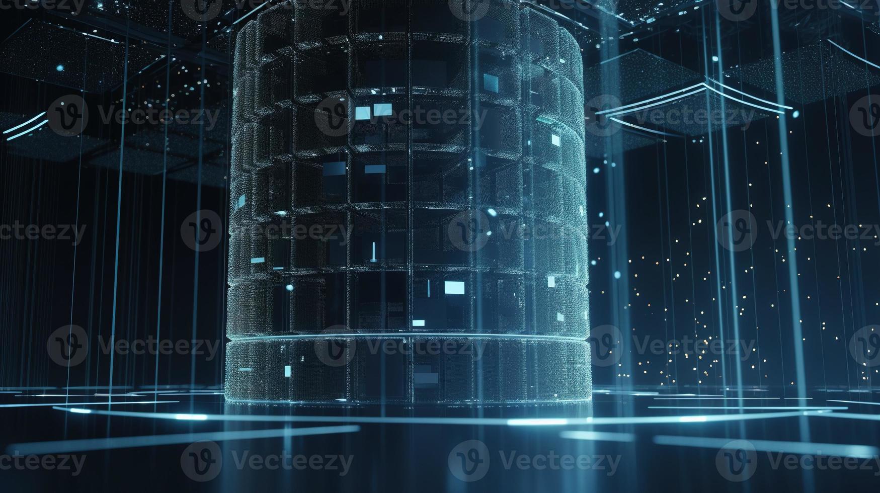 Futuristic technological background3D rendering,3D rendering of abstract technology concept. Futuristic cyberspace background,Abstract 3d rendering of data processing. Futuristic technol photo
