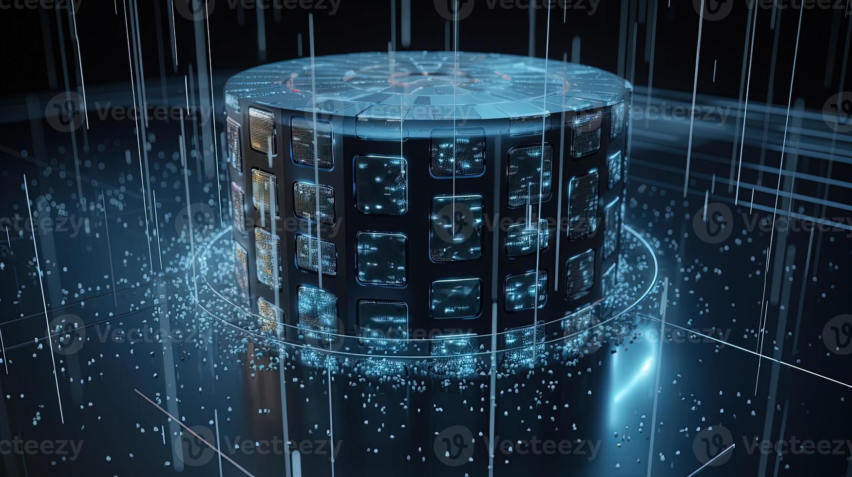 Futuristic technological background3D rendering,3D rendering of abstract technology concept. Futuristic cyberspace background,Abstract 3d rendering of data processing. Futuristic technol photo