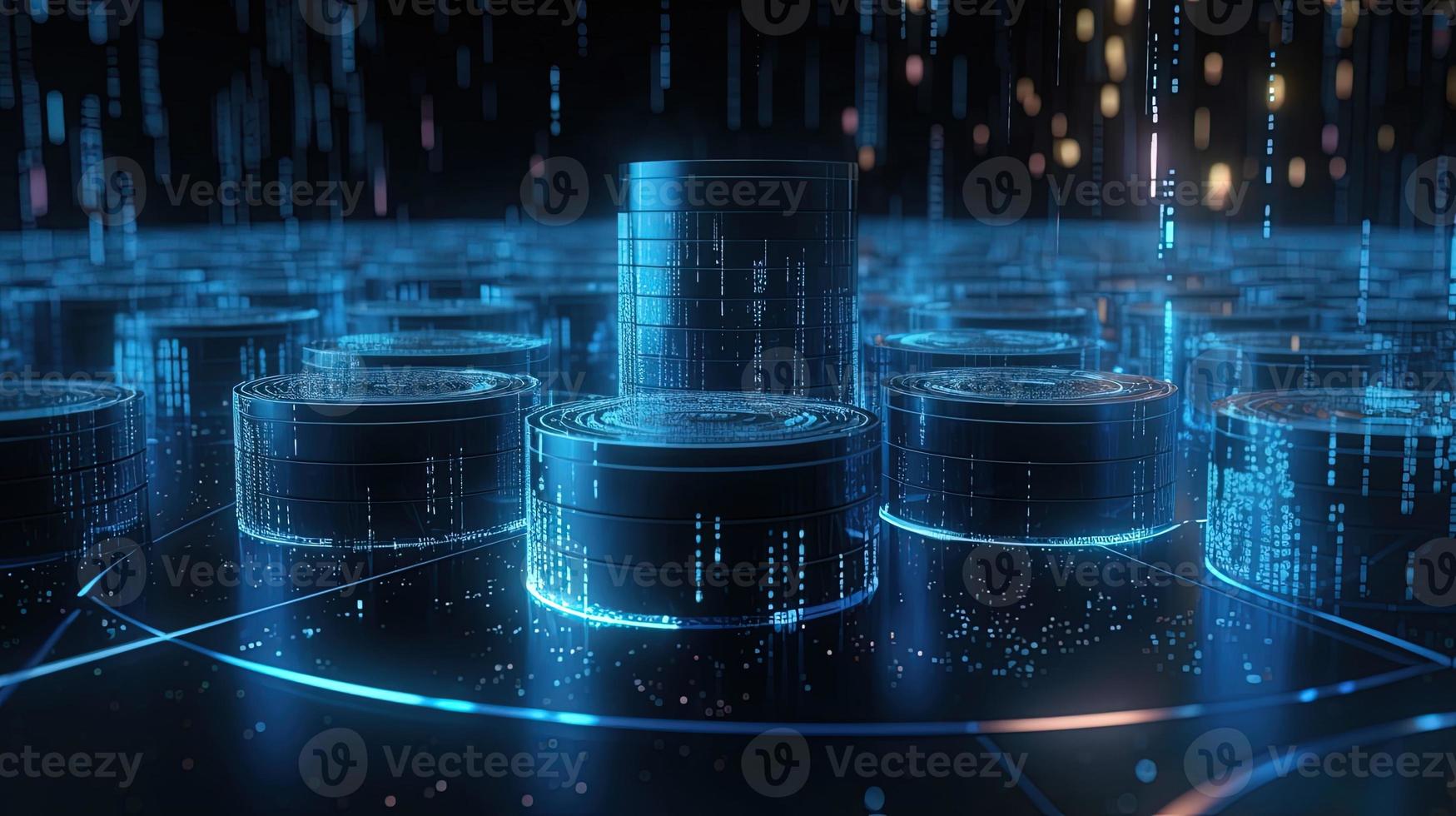 Futuristic technological background3D rendering,3D rendering of abstract technology concept. Futuristic cyberspace background,Abstract 3d rendering of data processing. Futuristic technol photo