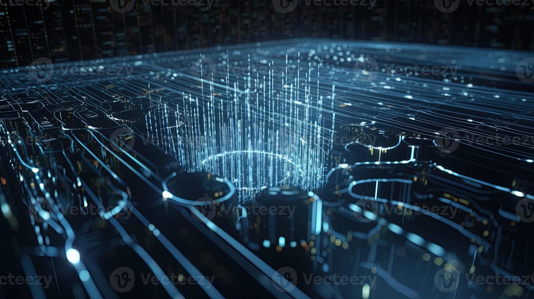 Futuristic technological background3D rendering,3D rendering of abstract technology concept. Futuristic cyberspace background,Abstract 3d rendering of data processing. Futuristic technol photo