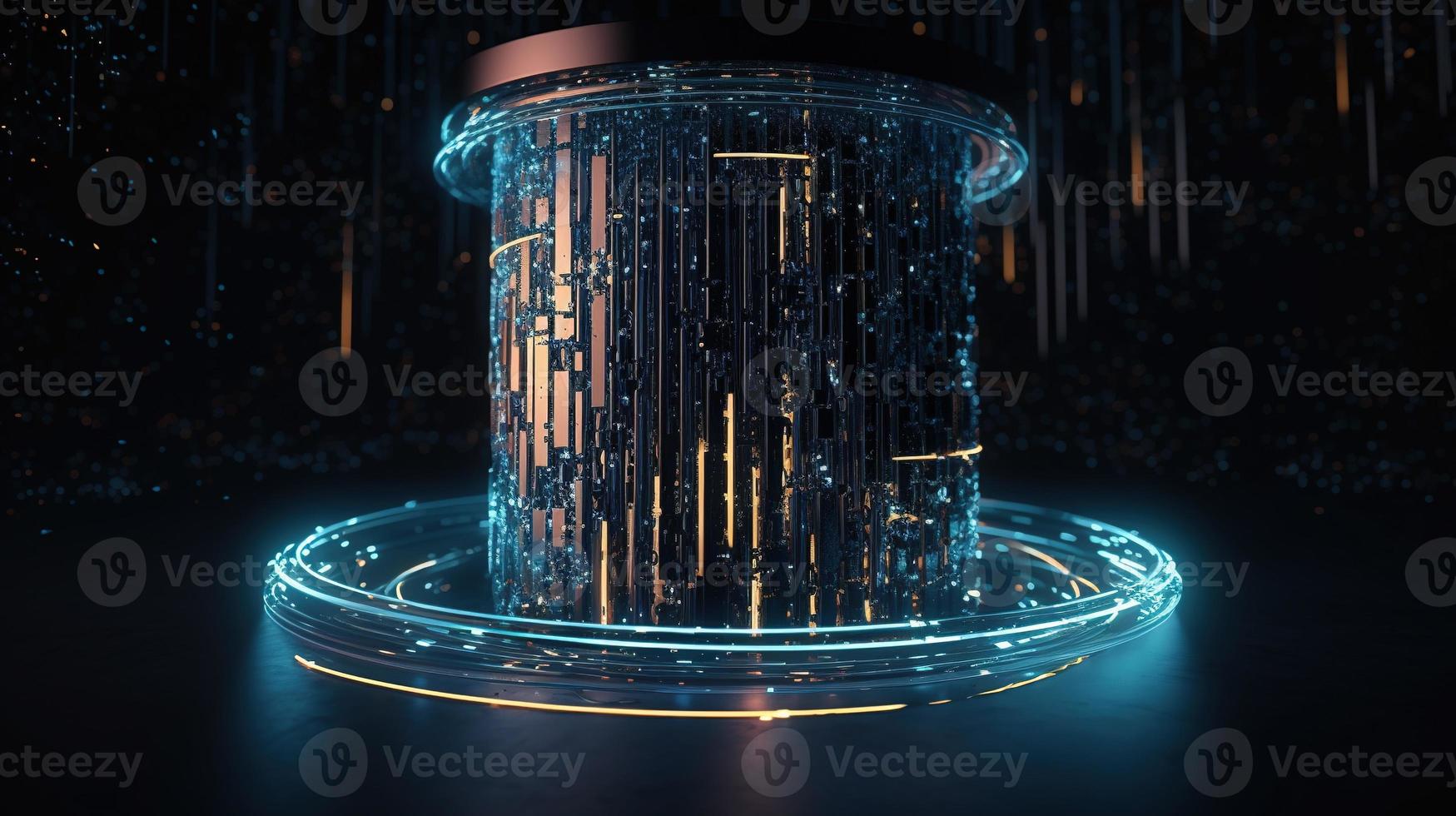 Futuristic technological background3D rendering,3D rendering of abstract technology concept. Futuristic cyberspace background,Abstract 3d rendering of data processing. Futuristic technol photo
