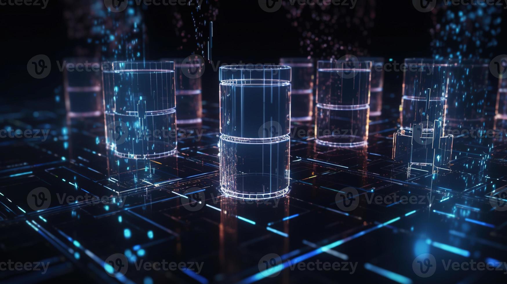 Futuristic technological background3D rendering,3D rendering of abstract technology concept. Futuristic cyberspace background,Abstract 3d rendering of data processing. Futuristic technol photo