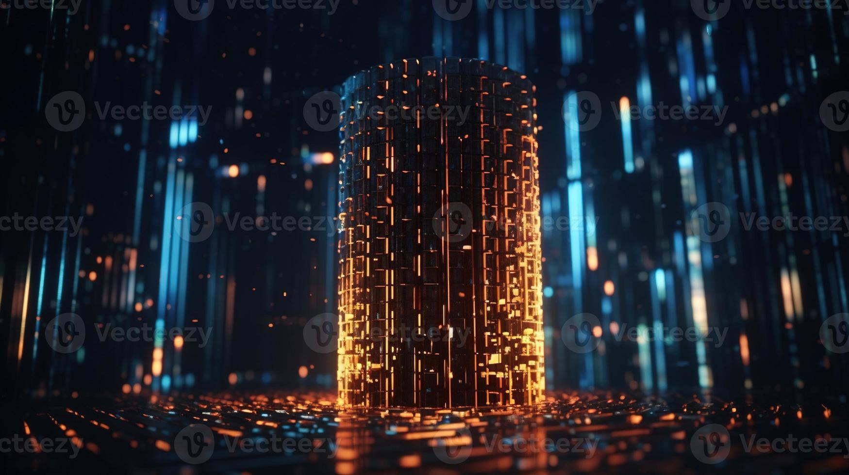 Futuristic technological background3D rendering,3D rendering of abstract technology concept. Futuristic cyberspace background,Abstract 3d rendering of data processing. Futuristic technol photo