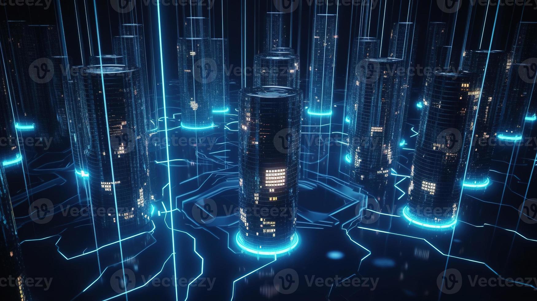 Futuristic technological background3D rendering,3D rendering of abstract technology concept. Futuristic cyberspace background,Abstract 3d rendering of data processing. Futuristic technol photo