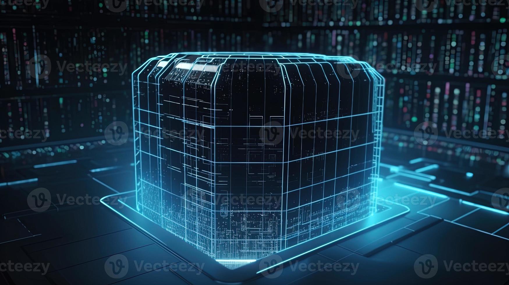 Futuristic technological background3D rendering,3D rendering of abstract technology concept. Futuristic cyberspace background,Abstract 3d rendering of data processing. Futuristic technol photo