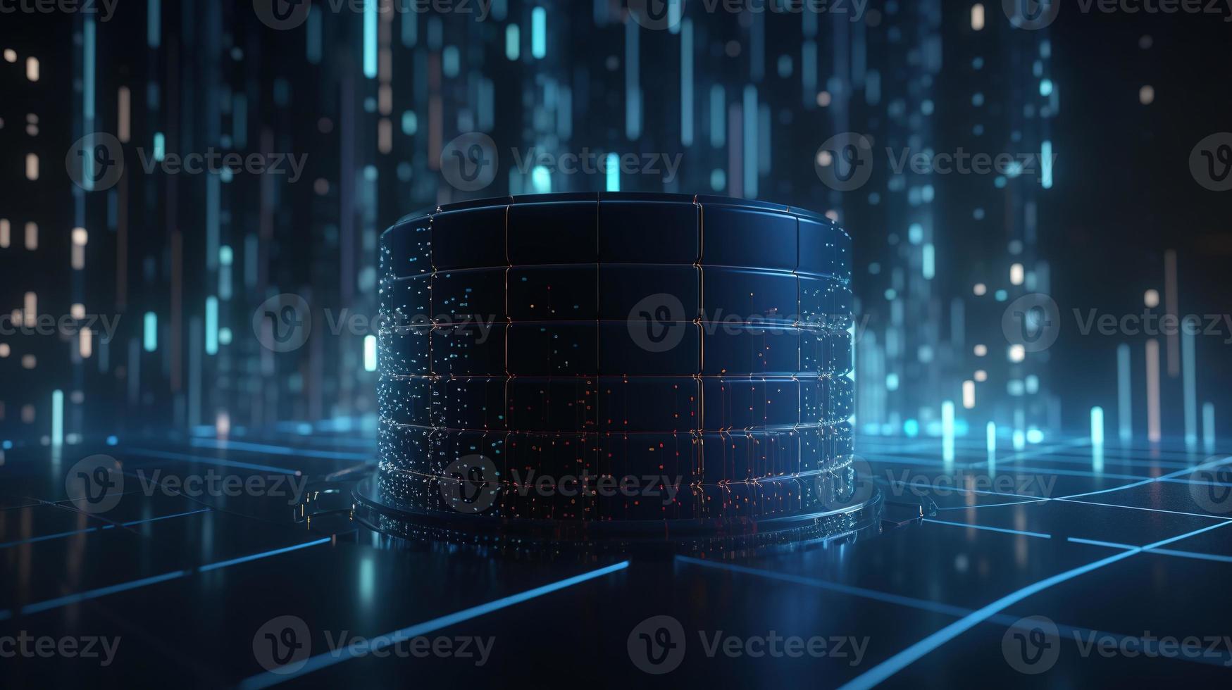 Futuristic technological background3D rendering,3D rendering of abstract technology concept. Futuristic cyberspace background,Abstract 3d rendering of data processing. Futuristic technol photo