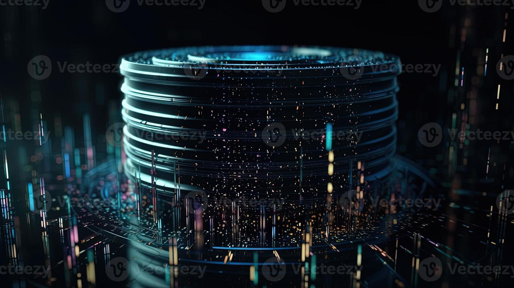 Futuristic technological background3D rendering,3D rendering of abstract technology concept. Futuristic cyberspace background,Abstract 3d rendering of data processing. Futuristic technol photo