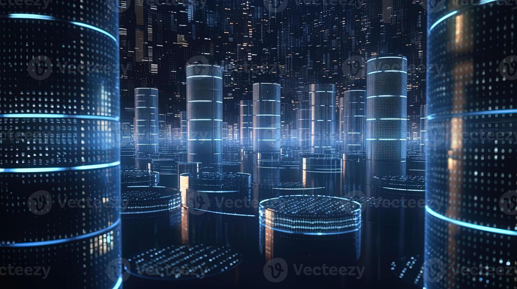 Futuristic technological background3D rendering,3D rendering of abstract technology concept. Futuristic cyberspace background,Abstract 3d rendering of data processing. Futuristic technol photo
