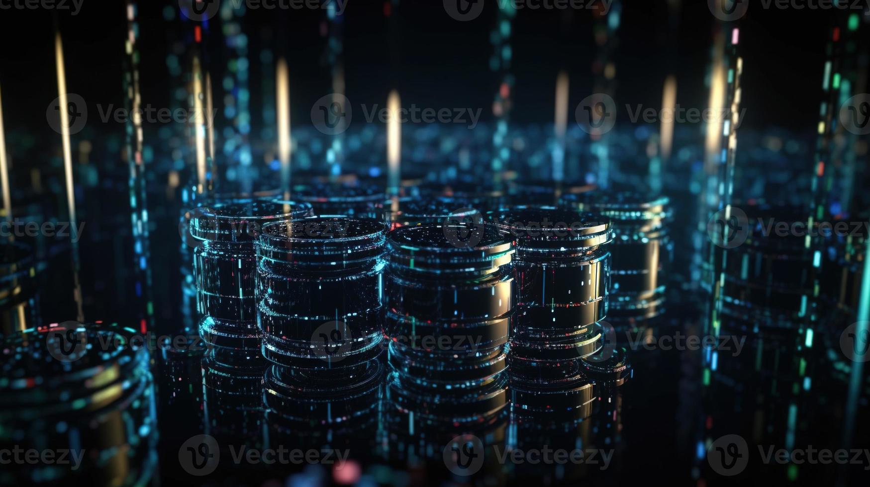 Futuristic technological background3D rendering,3D rendering of abstract technology concept. Futuristic cyberspace background,Abstract 3d rendering of data processing. Futuristic technol photo