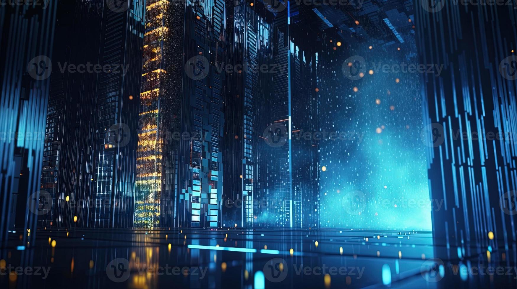 Futuristic technological background3D rendering,3D rendering of abstract technology concept. Futuristic cyberspace background,Abstract 3d rendering of data processing. Futuristic technol photo