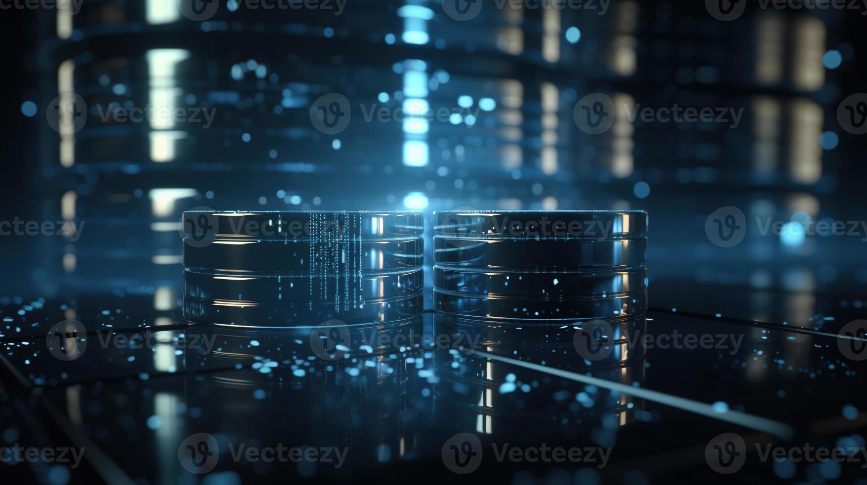 3d illustration of abstract technology background. Sci-fi concept.3D rendering of abstract technology concept. Futuristic cyberspace background,Abstract 3d rendering of data processing photo