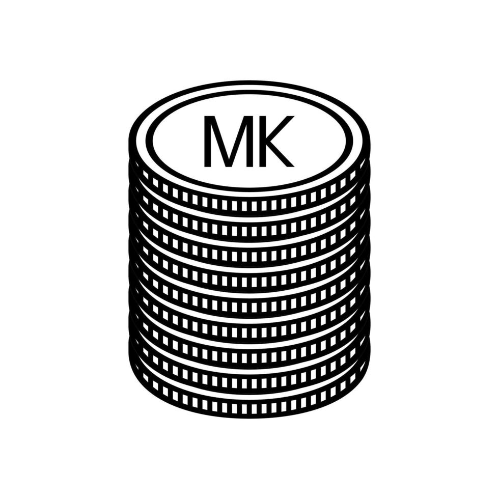 Malawi Currency Symbol, Malawian Kwacha Icon, MWK Sign. Vector Illustration