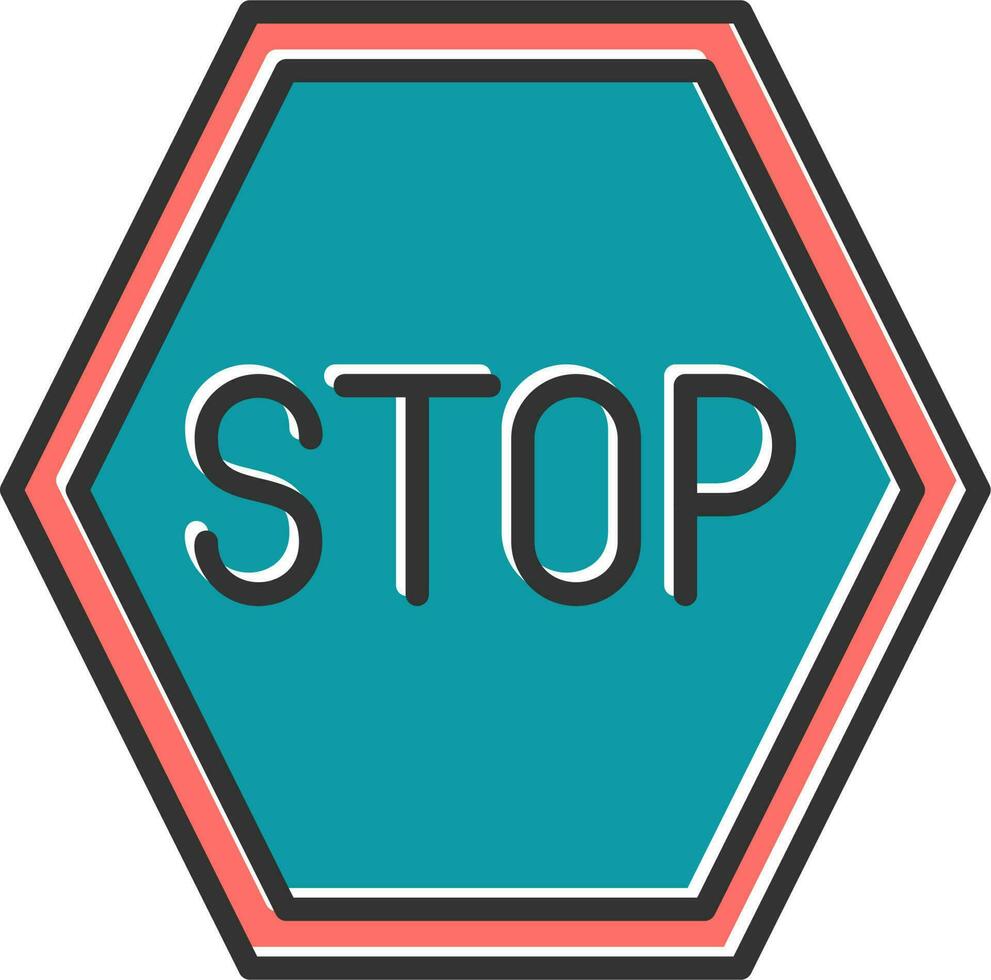 Stop Vector Icon