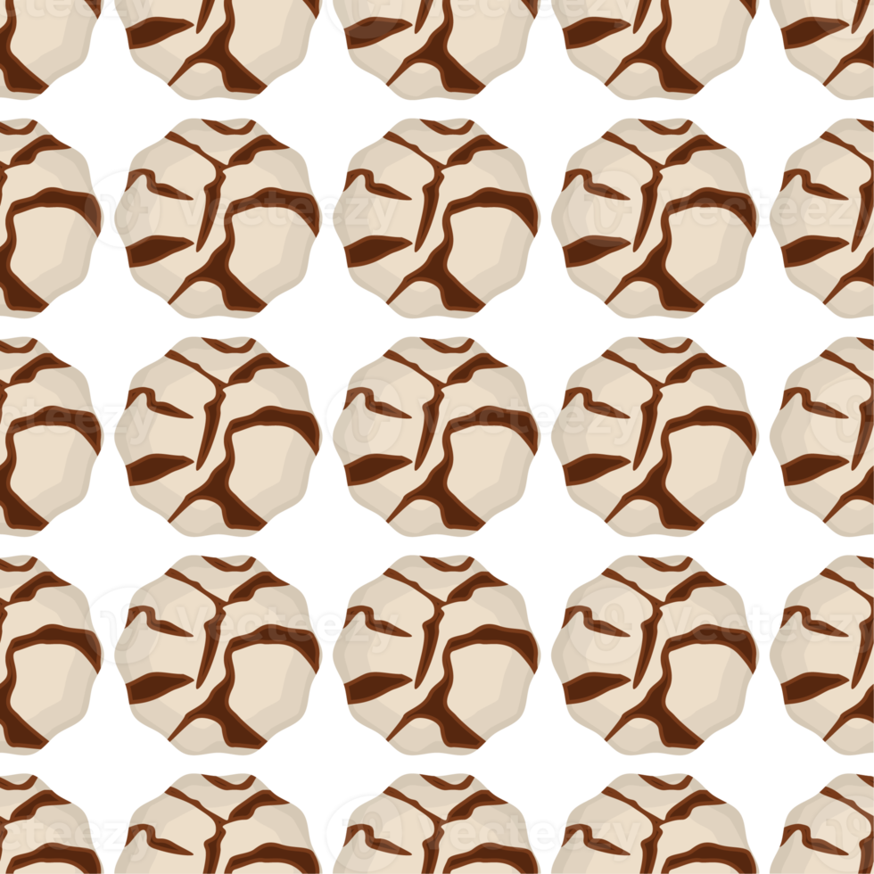 Pattern homemade cookie different taste in pastry biscuit png