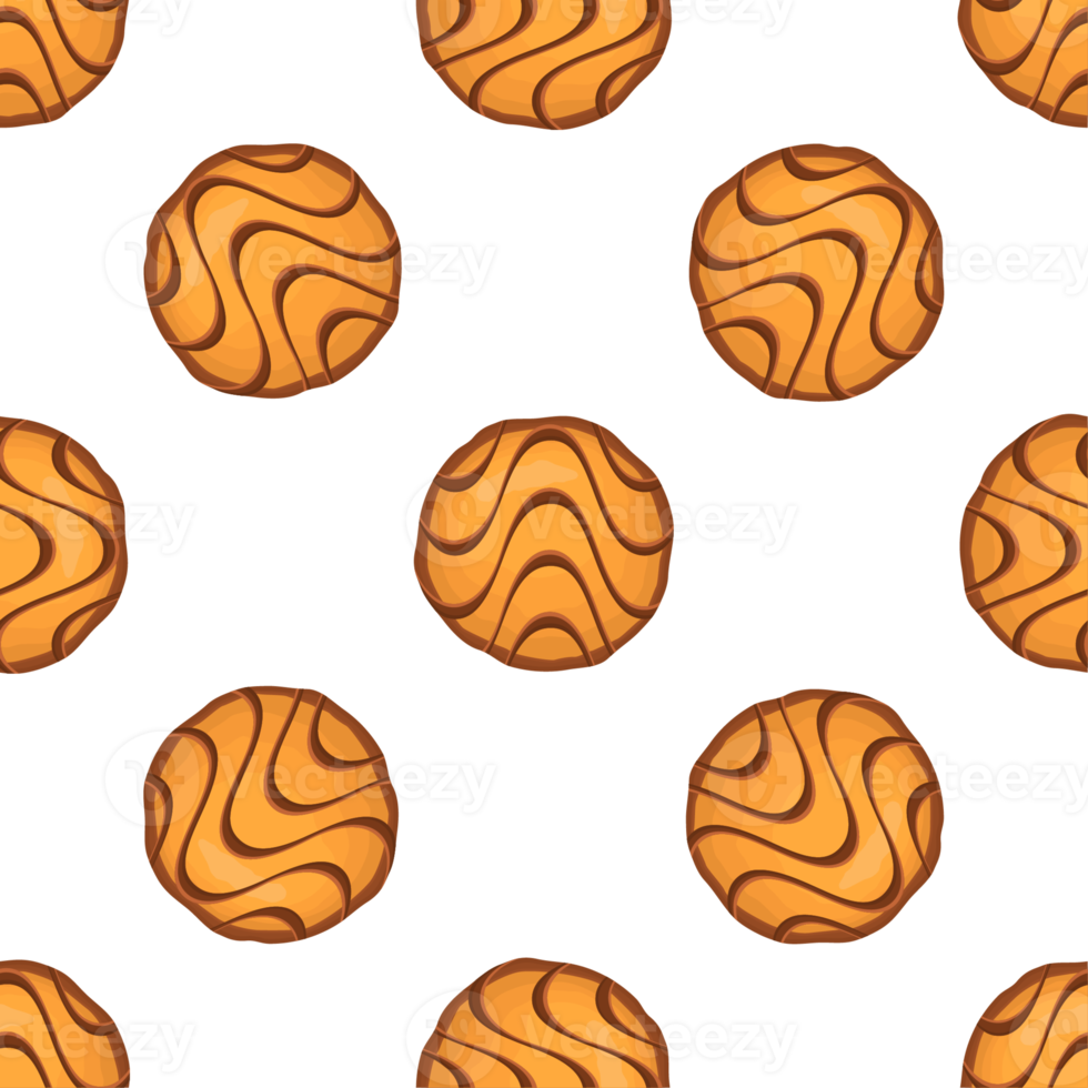 Pattern homemade cookie different taste in pastry biscuit png