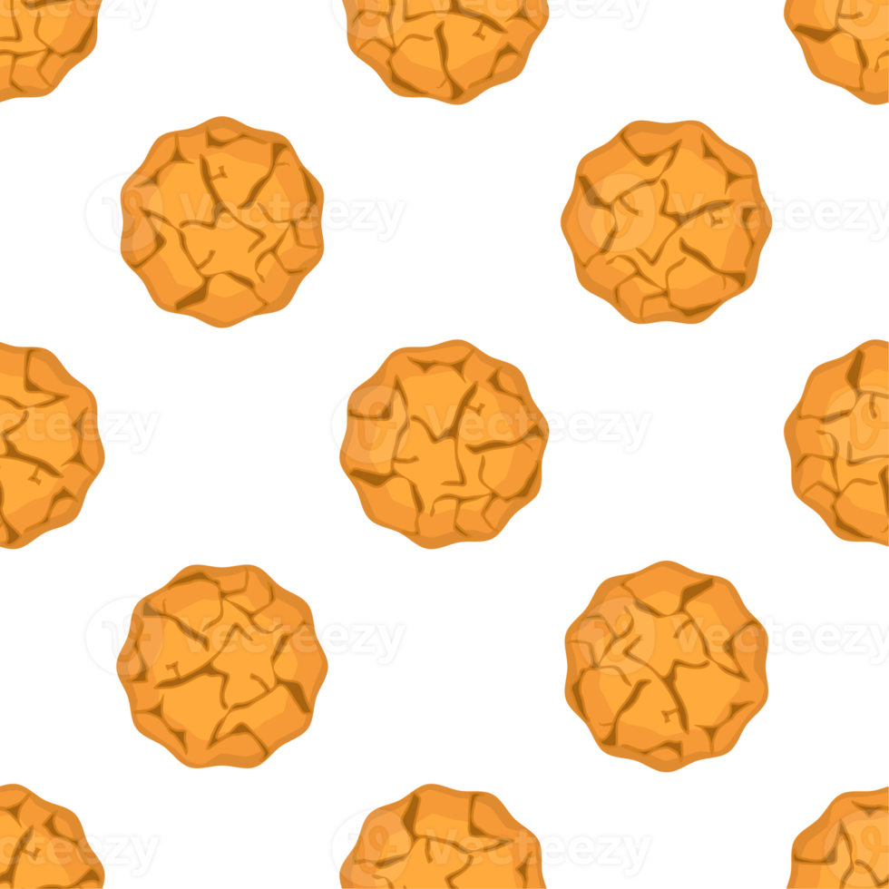 Pattern homemade cookie different taste in pastry biscuit png
