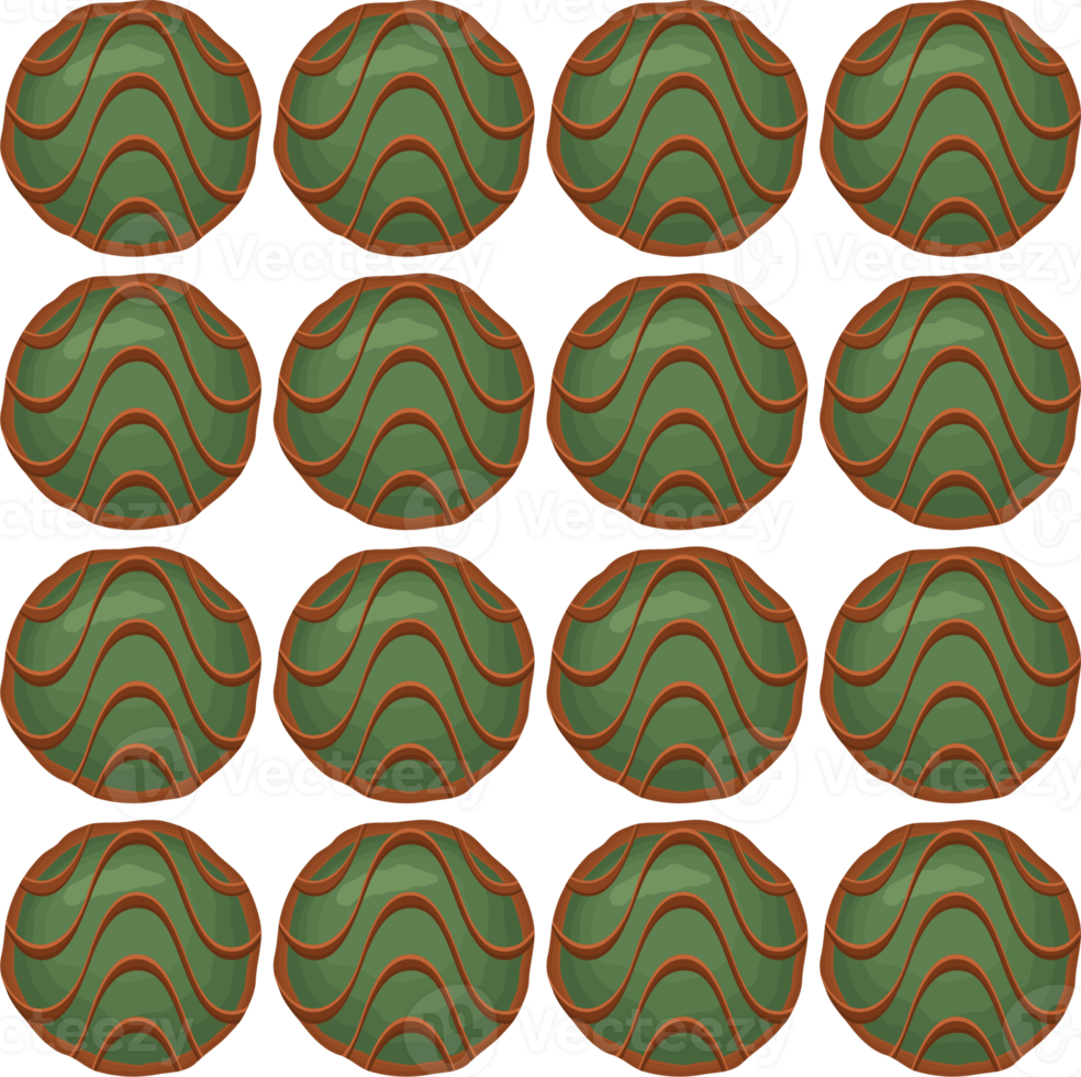 Pattern homemade cookie different taste in pastry biscuit png