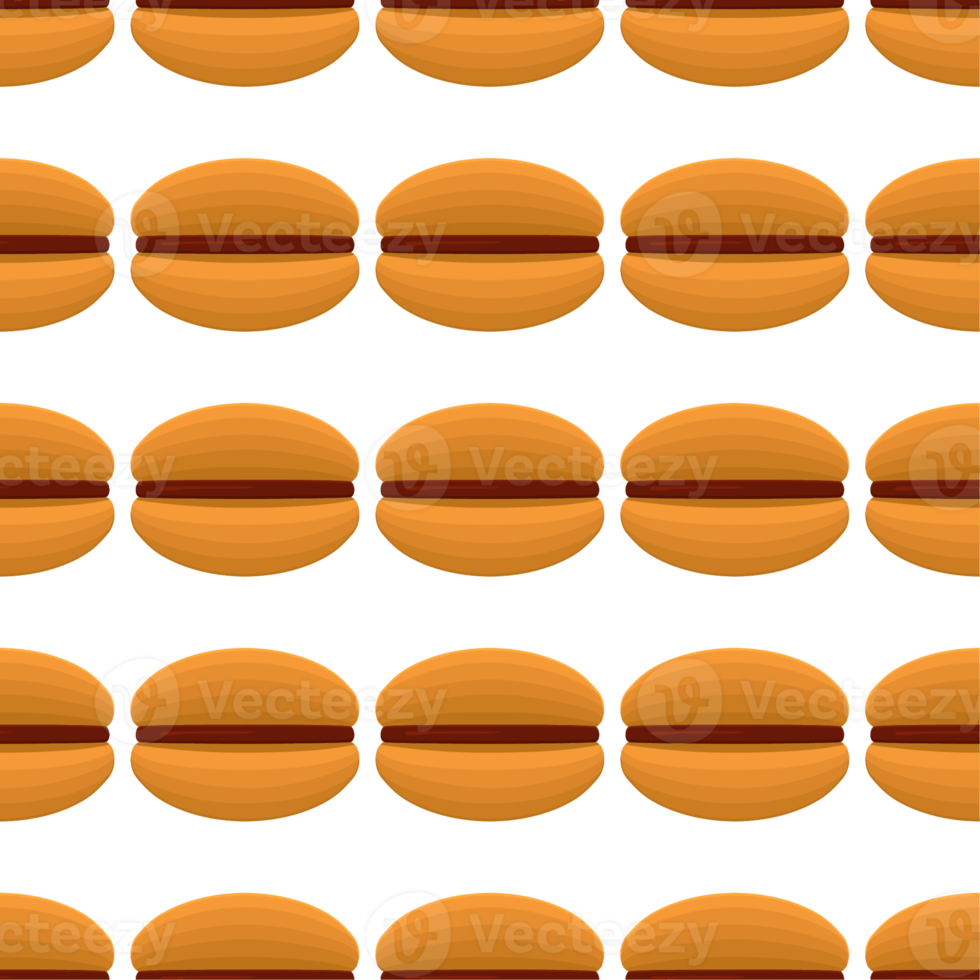 Pattern homemade cookie different taste in pastry biscuit png