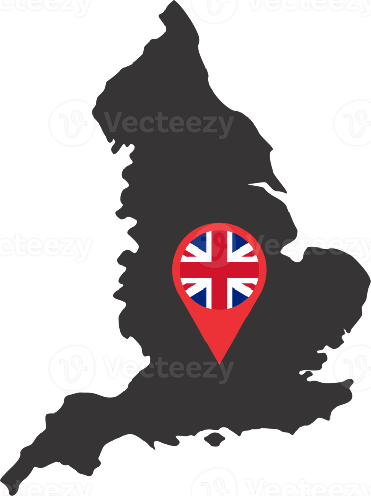 Angleterre épingle carte emplacement png