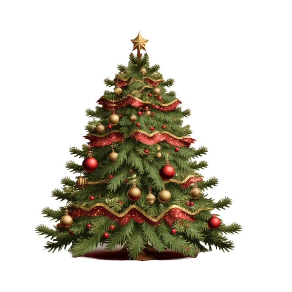 Weihnachten Baum bunt Dekoration png