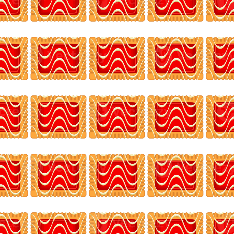 Pattern homemade cookie different taste in pastry biscuit png