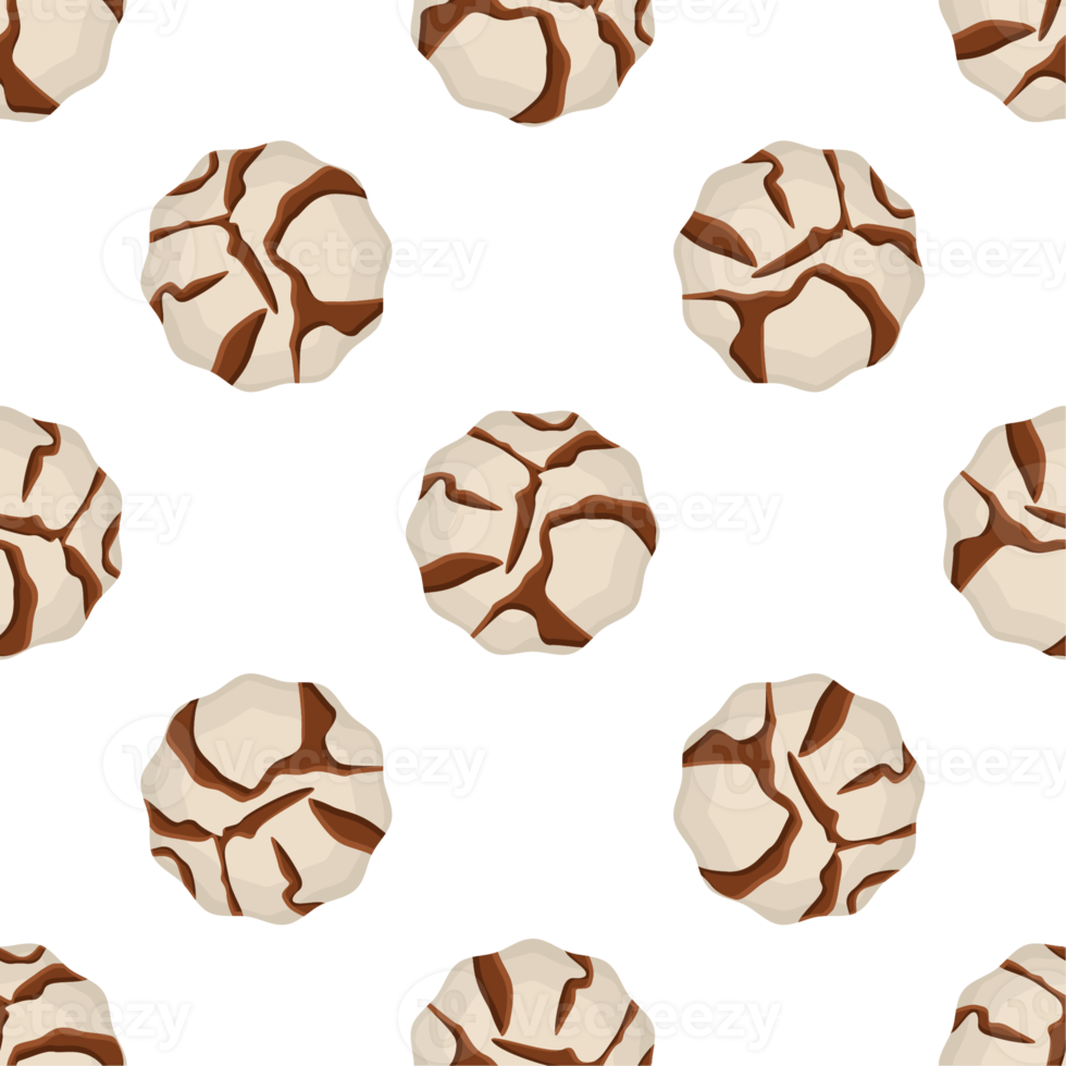 Pattern homemade cookie different taste in pastry biscuit png