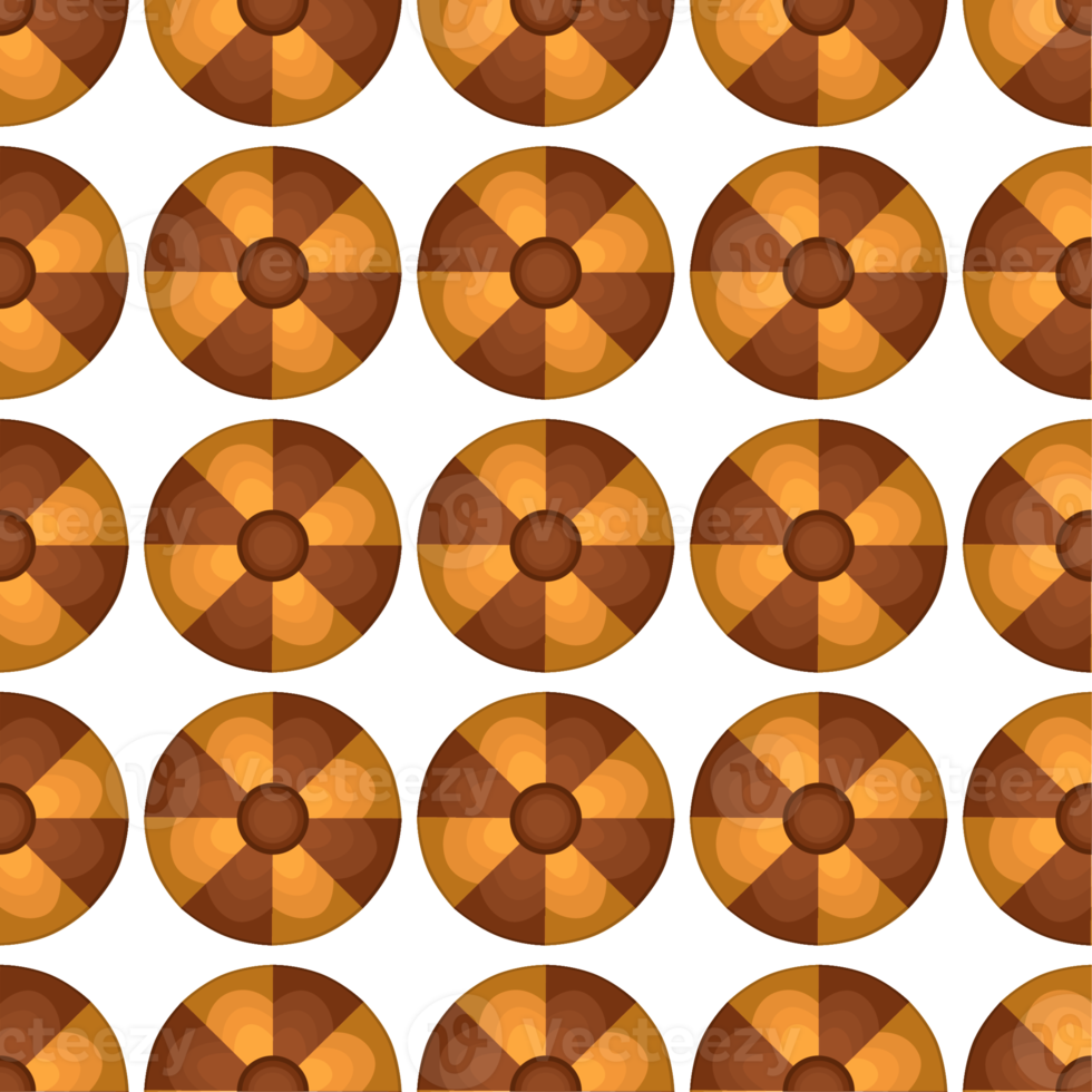 Pattern homemade cookie different taste in pastry biscuit png