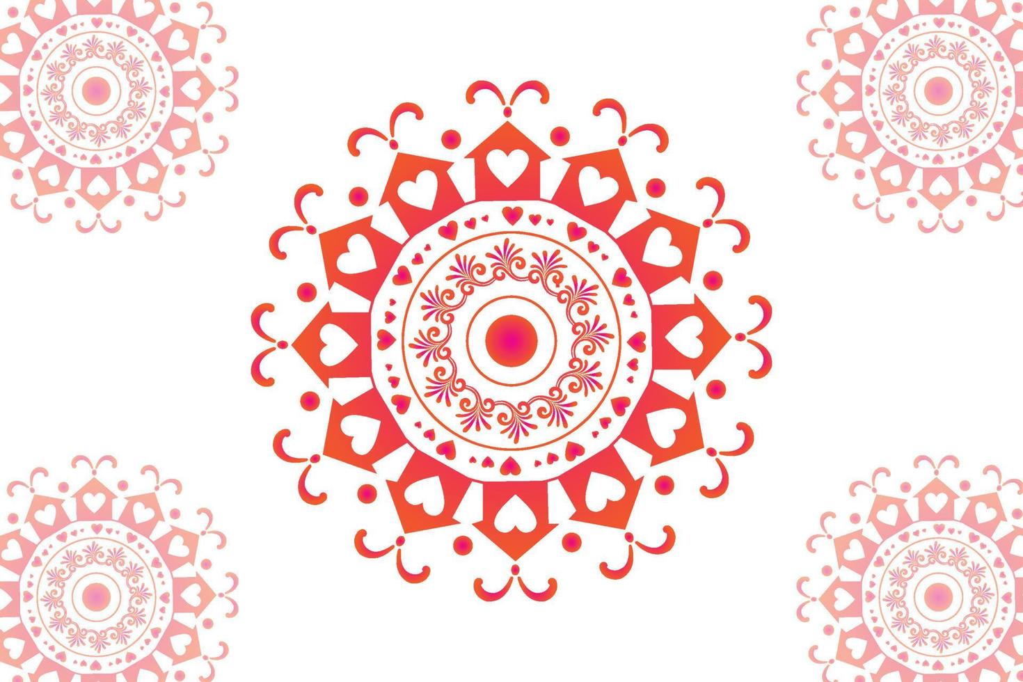 Simple Mandala gradian page. Ornament round mandala. Geometric circle element. kaleidoscope, medallion, yoga, india, arabic. Abstract design template vector