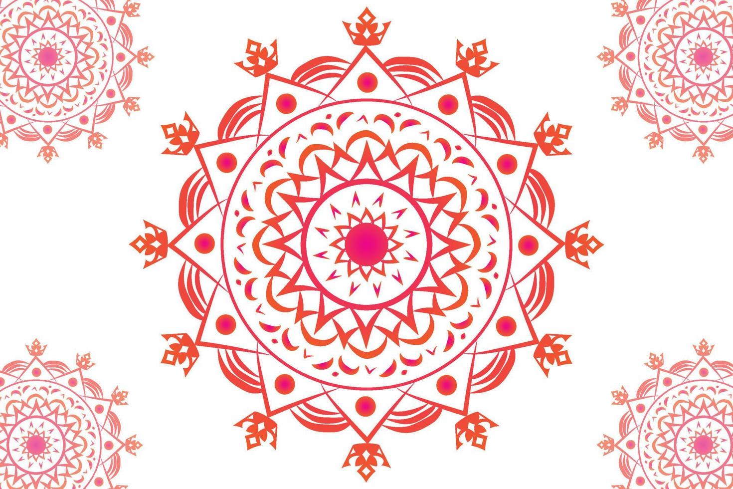 Simple Mandala gradian page. Ornament round mandala. Geometric circle element. kaleidoscope, medallion, yoga, india, arabic. Abstract design template vector