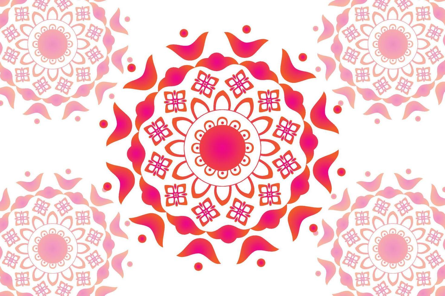 Simple Mandala gradian page. Ornament round mandala. Geometric circle element. kaleidoscope, medallion, yoga, india, arabic. Abstract design template vector