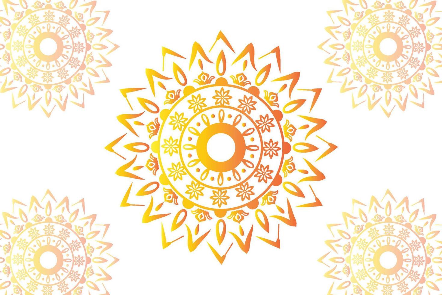 Simple Mandala gradian page. Ornament round mandala. Geometric circle element. kaleidoscope, medallion, yoga, india, arabic. Abstract design template vector
