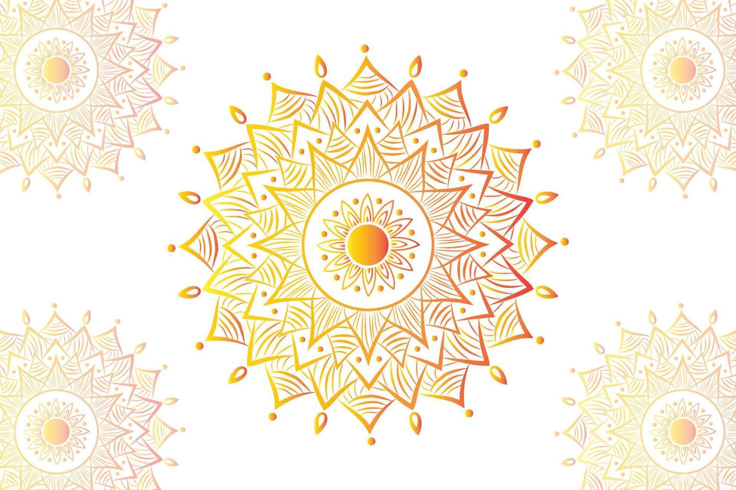 Simple Mandala gradian page. Ornament round mandala. Geometric circle element. kaleidoscope, medallion, yoga, india, arabic. Abstract design template vector