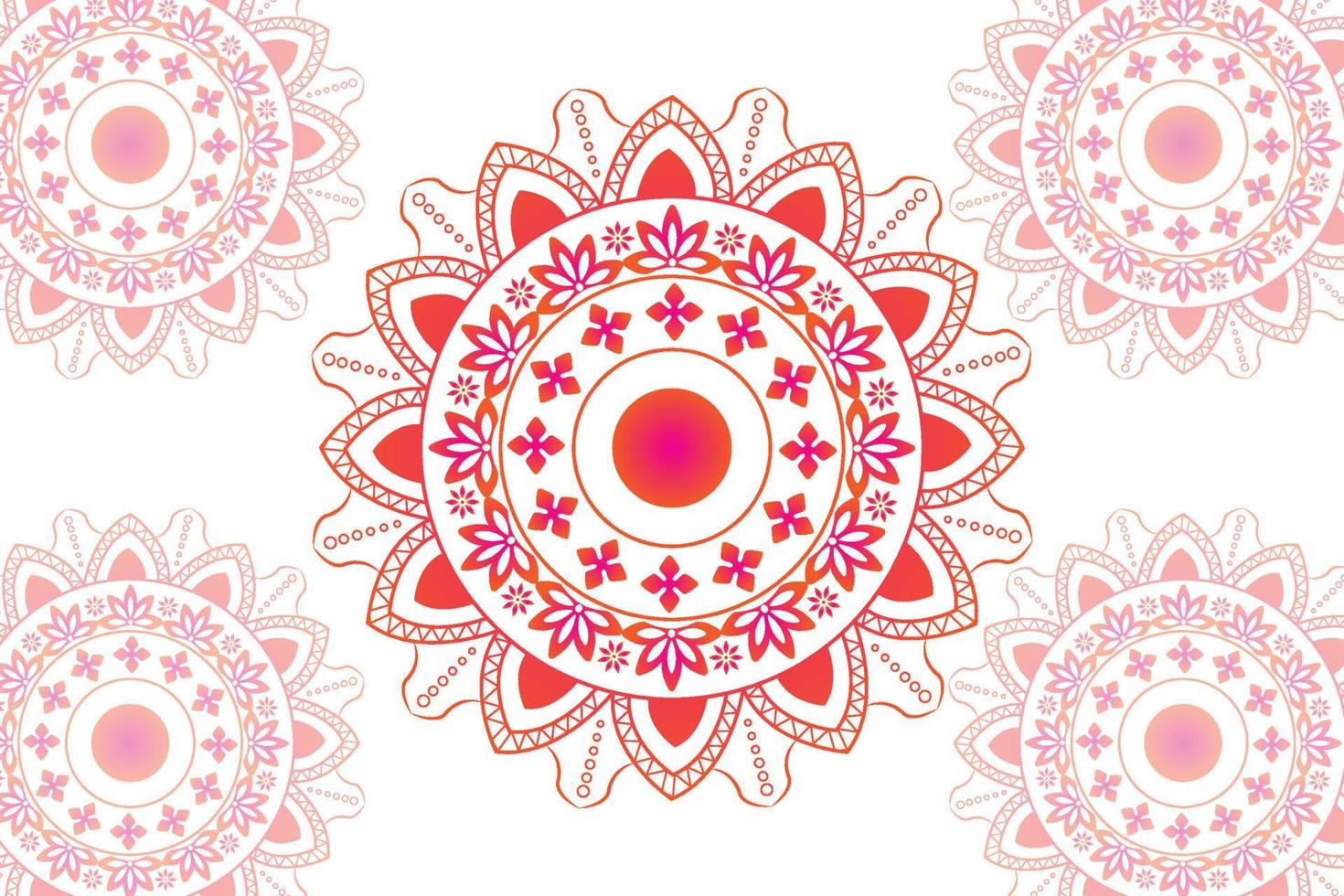 Simple Mandala gradian page. Ornament round mandala. Geometric circle element. kaleidoscope, medallion, yoga, india, arabic. Abstract design template vector