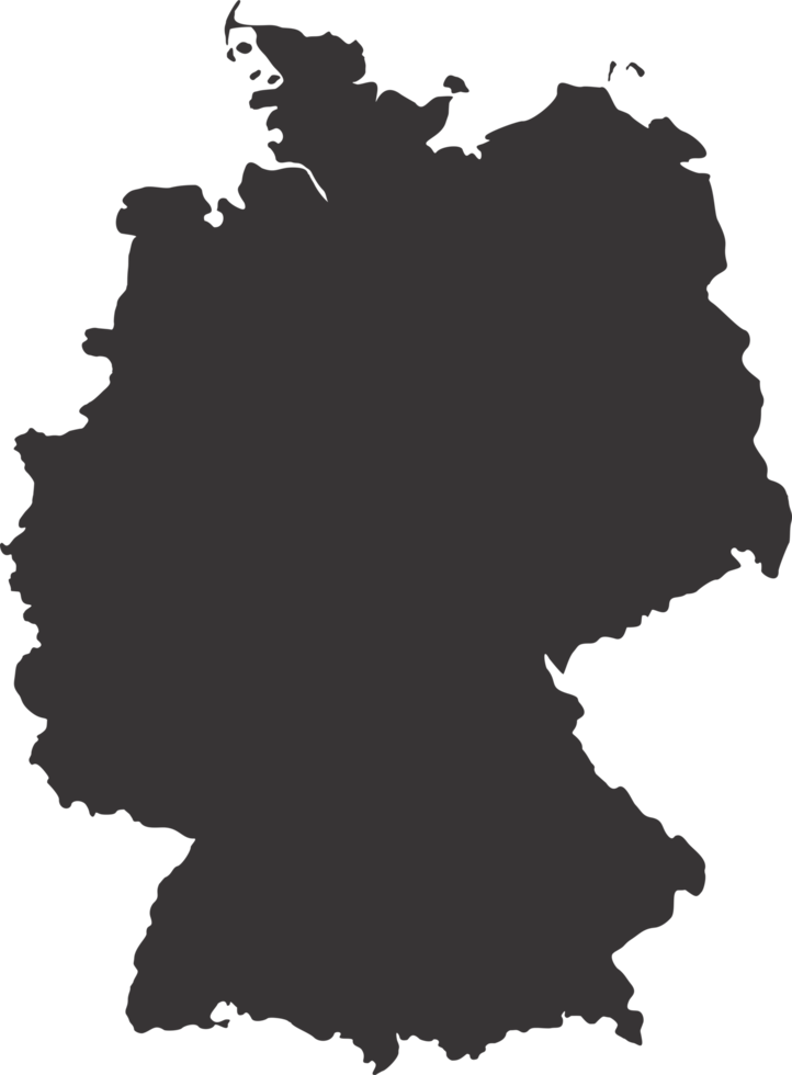 Germany pin map location png