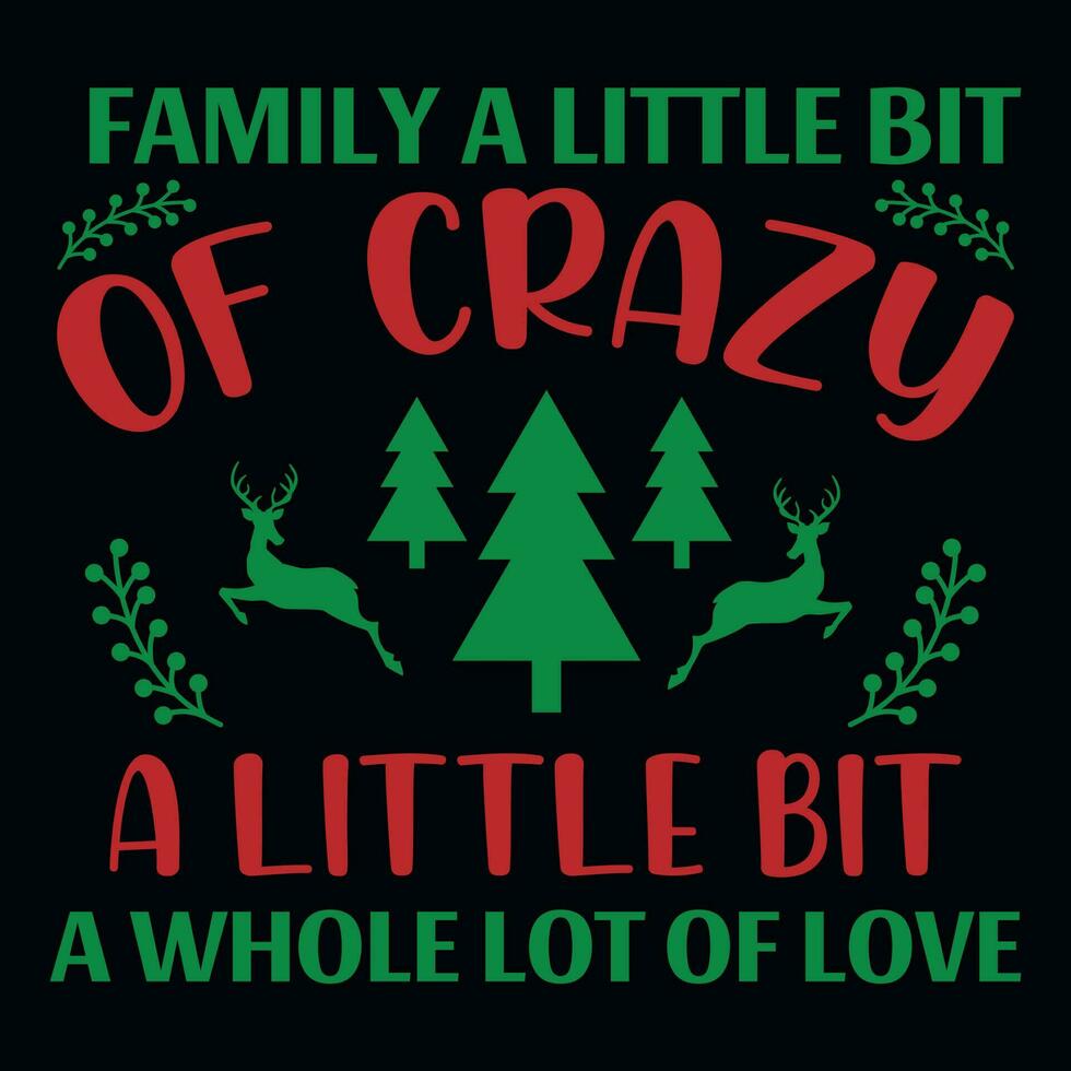 Christmas tshirt design vector