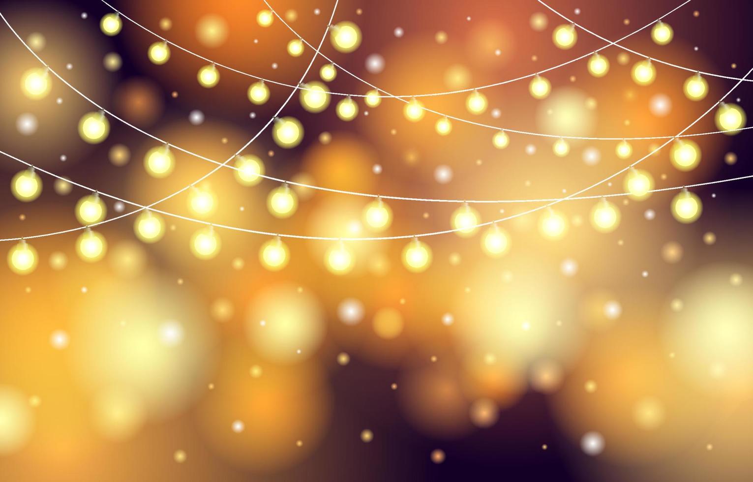 Fairy Light Effect Background vector