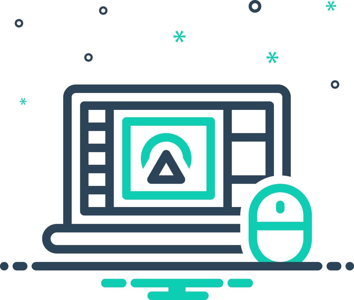mix icon for graphic vector