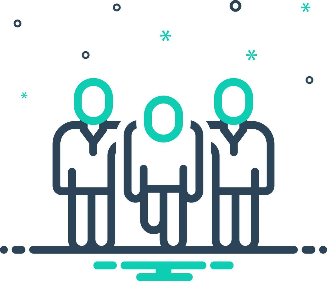 mix icon for supporting vector