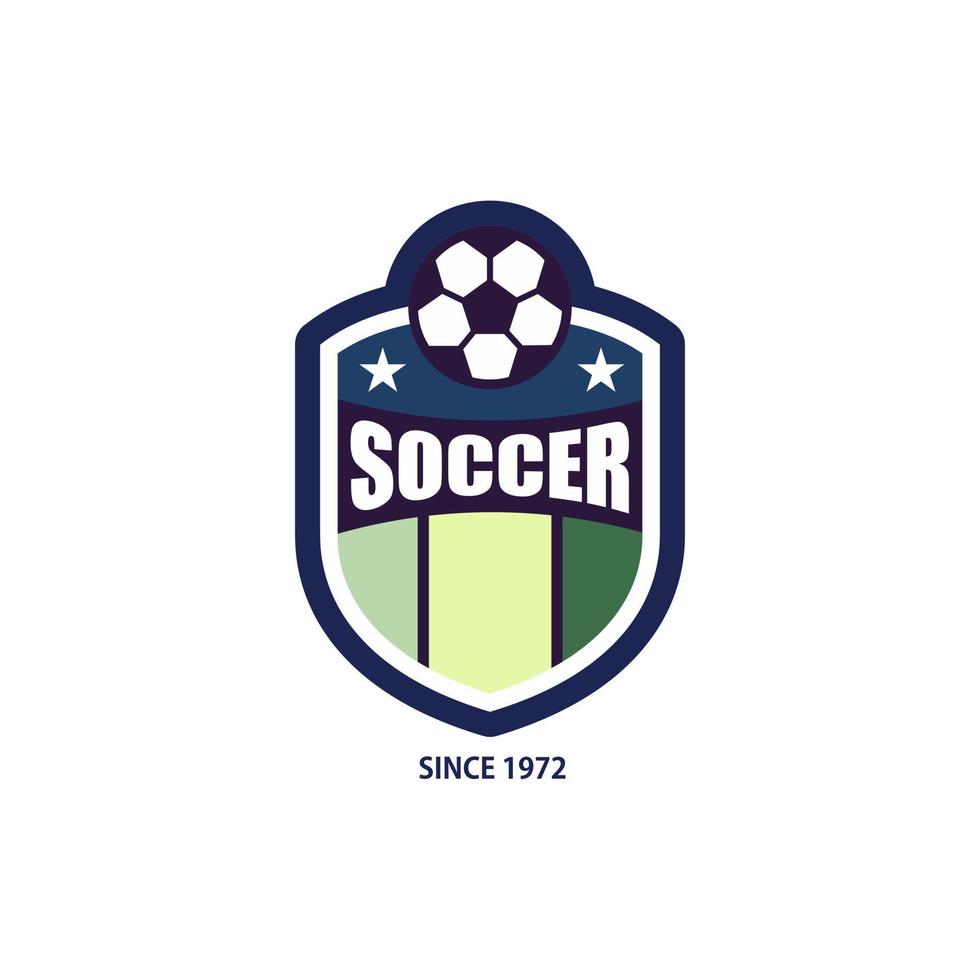Soccer Ball Icon. Soccer club Symbol. Football badge logo, soccer ball team game club vector